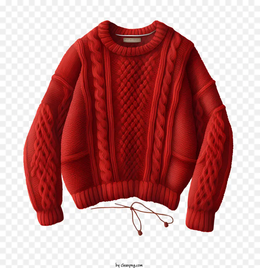 Sweater Natal，Merah PNG