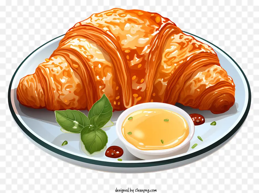 Croissant，Kue Kering PNG