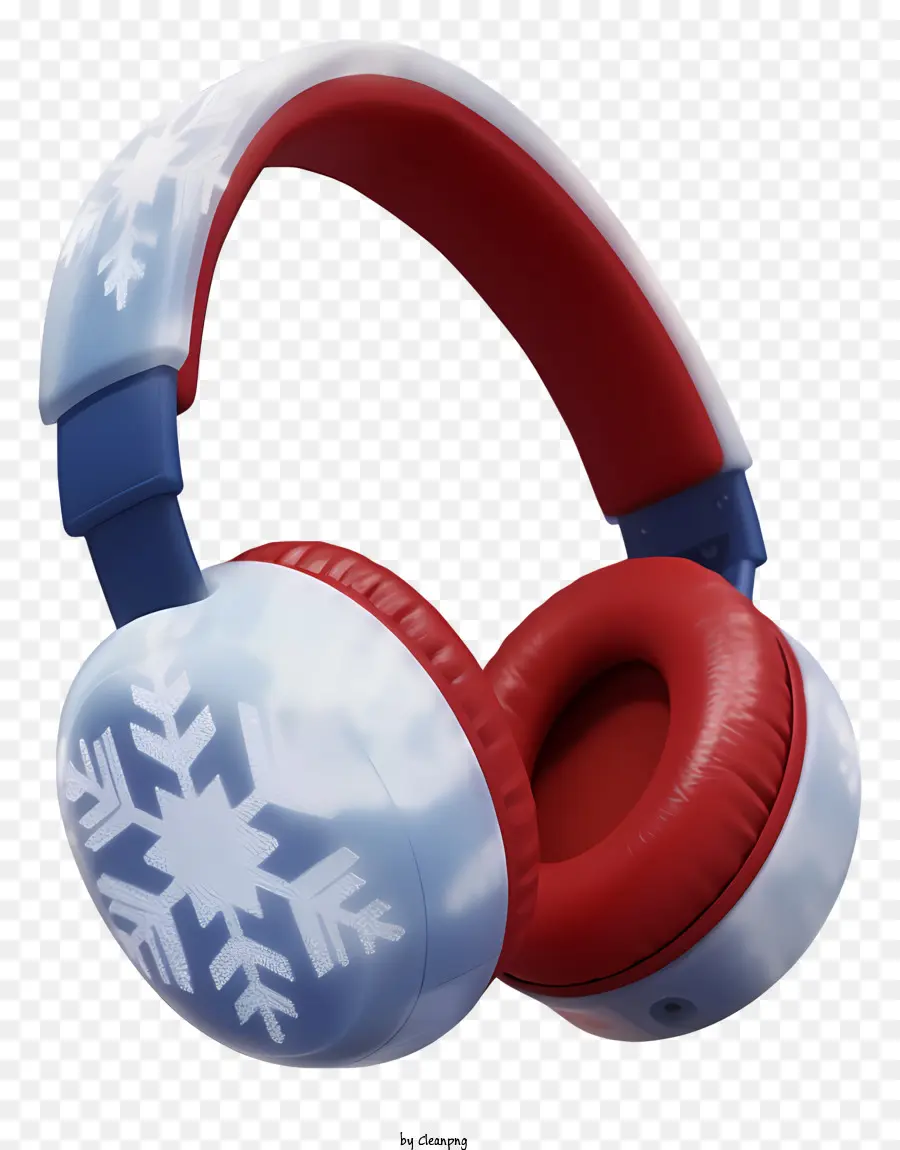 Penutup Telinga Natal 3d Yang Realistis，Headphone Musim Dingin PNG