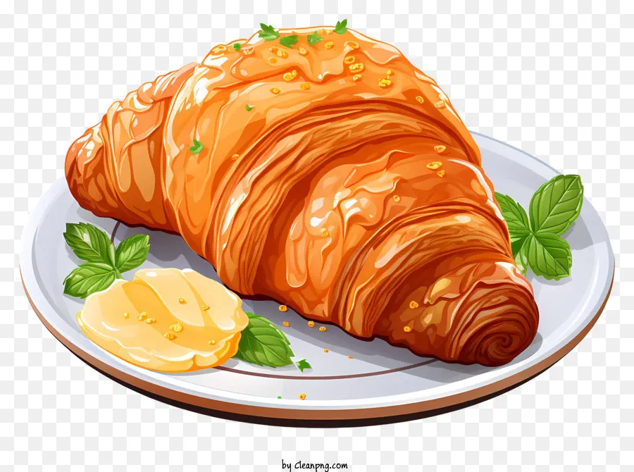 Croissant，Kue Kering PNG