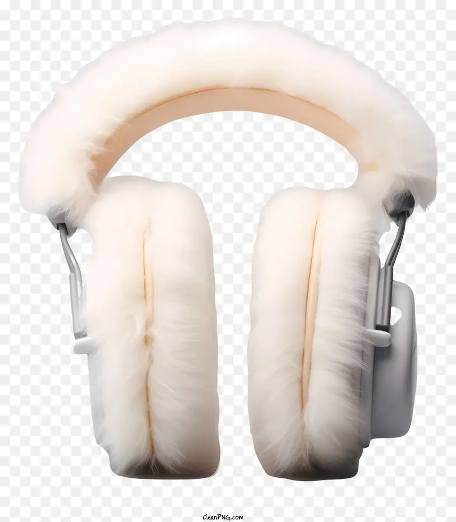 Penutup Telinga Yang Lembut，Headphone Halus Putih PNG