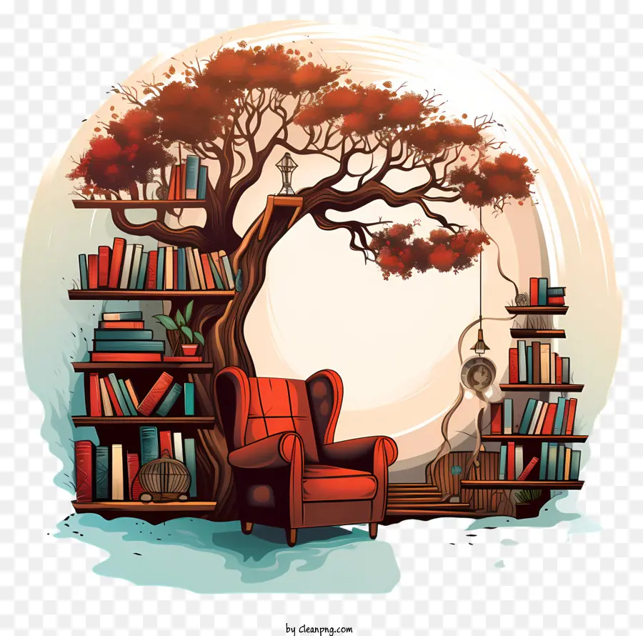Buku Sudut，Pohon PNG