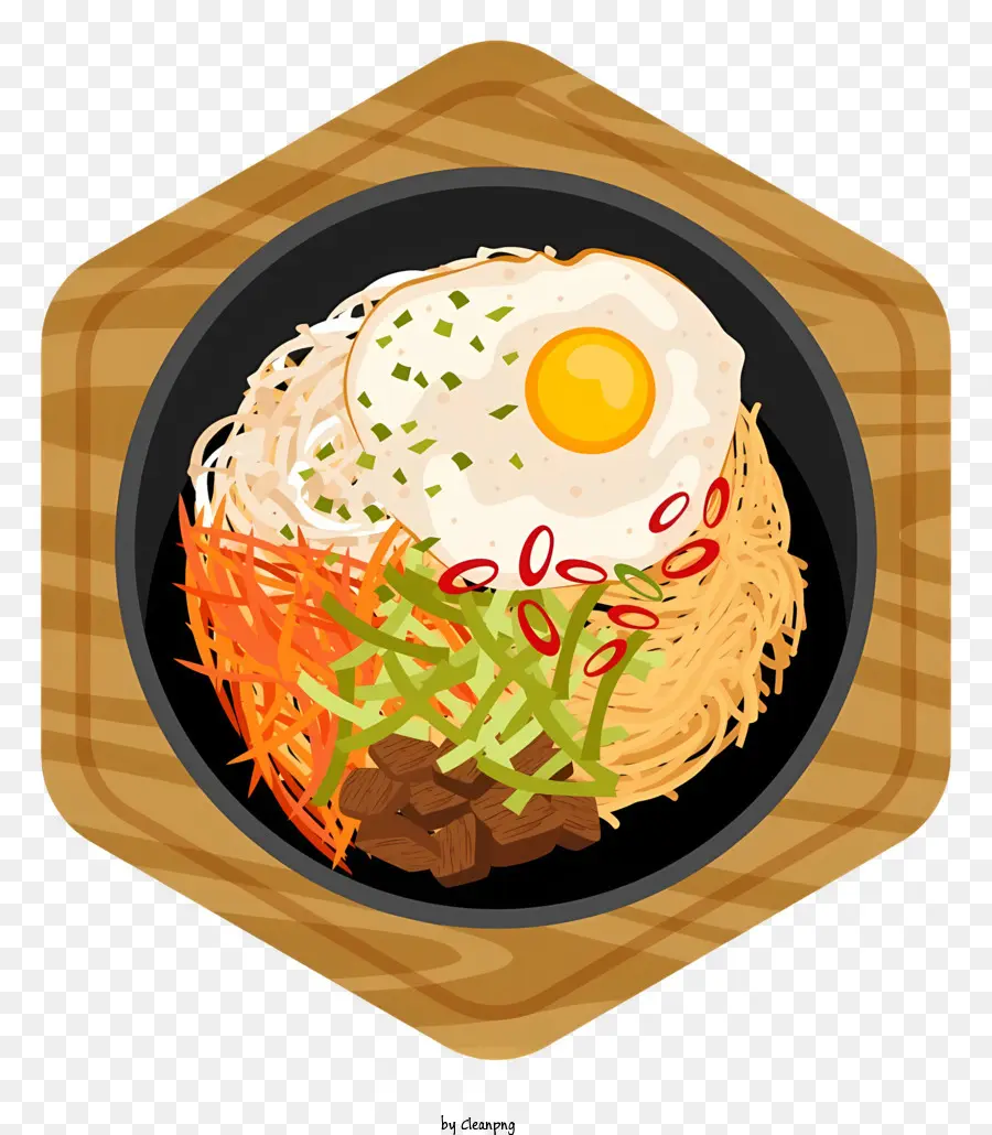 Makanan Thailand，Bibimbap PNG