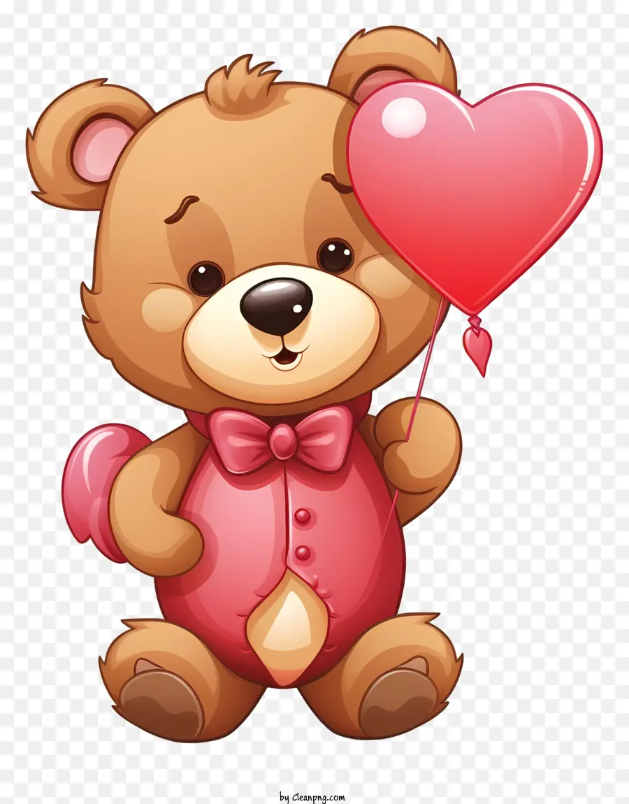 Kartun Boneka Valentine Valentine，Beruang PNG