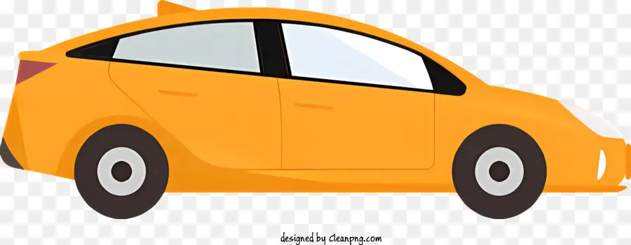 Mobil Kuning，Mobil Kompak PNG