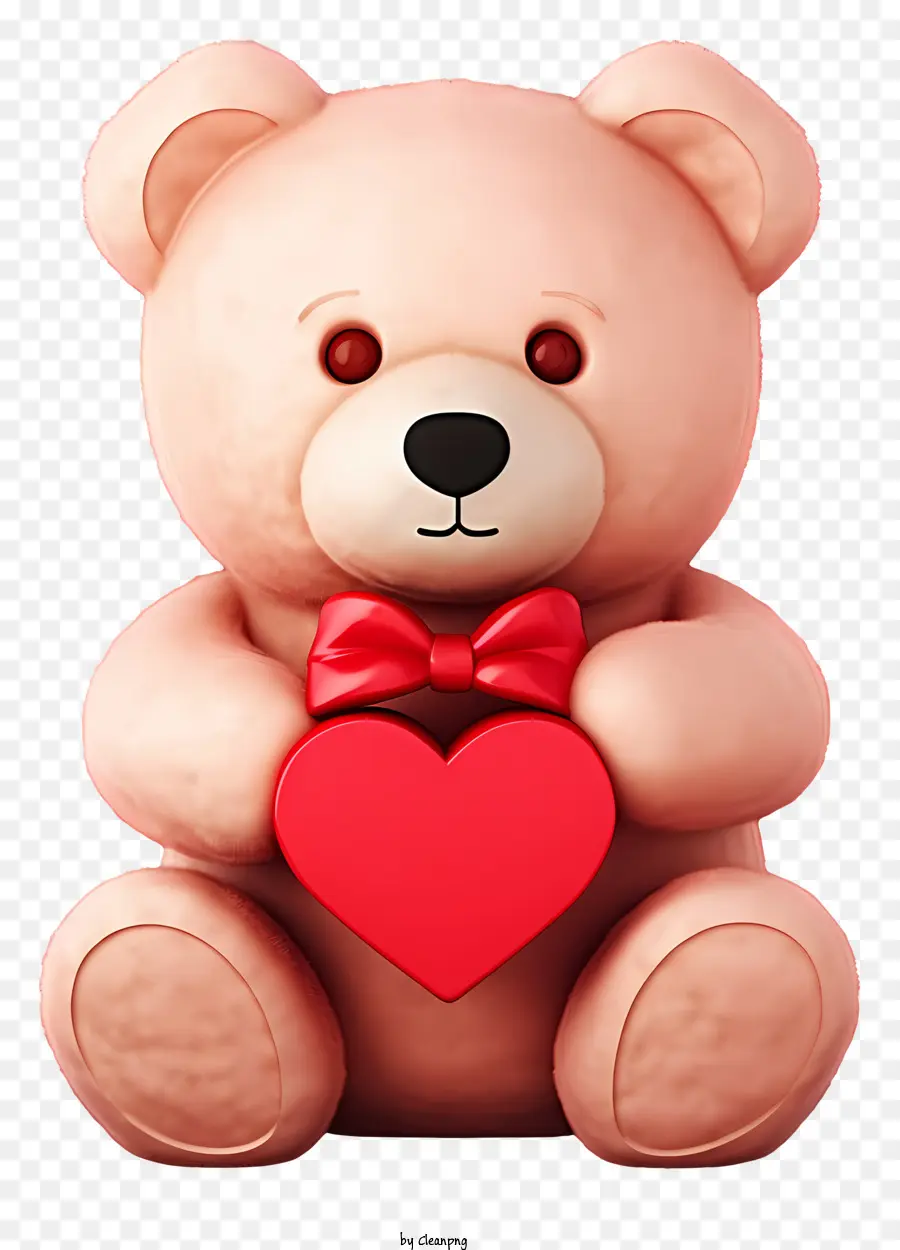 Beruang Teddy Valentine Realistis，Boneka Beruang Binatang PNG