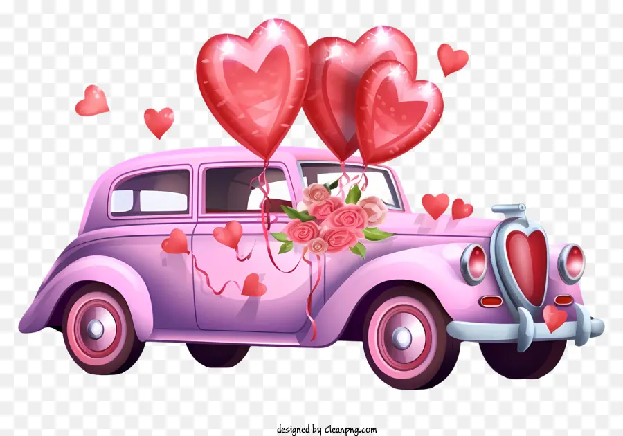 Kendaraan Valentine Romantis，Kata Kunci PNG