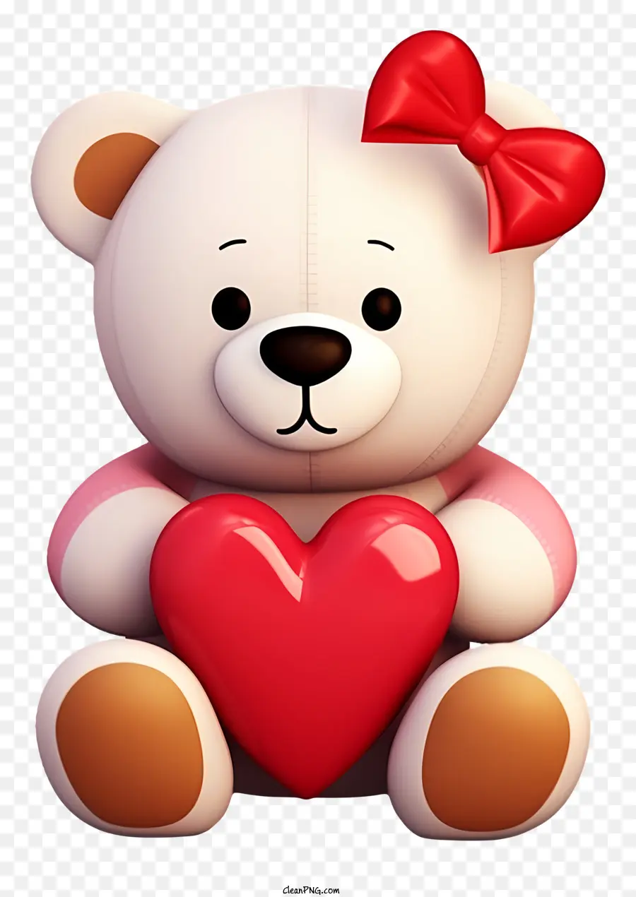 Emoji Boneka Beruang Valentine，Boneka Beruang Putih PNG