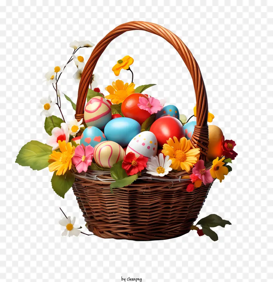 Keranjang Paskah，Telur PNG