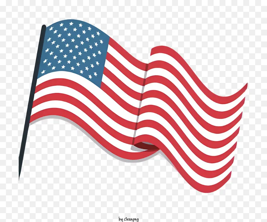 Bendera Amerika，Bintang Bintang Dan Garis Garis PNG