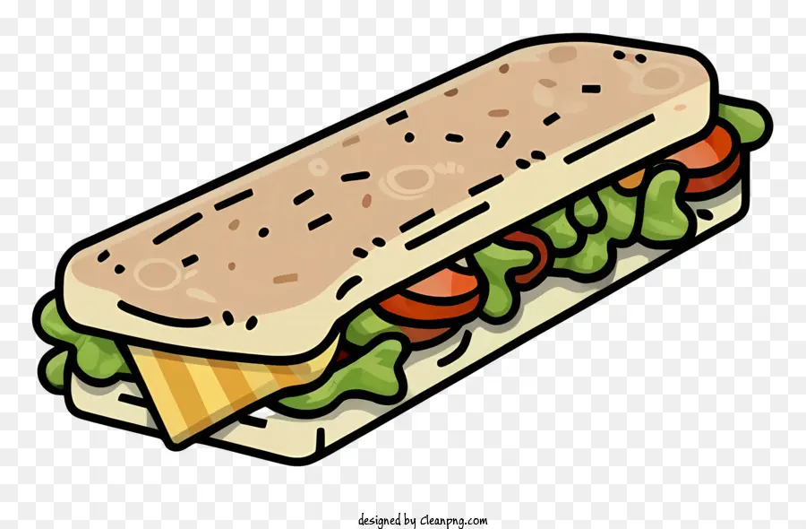 Kartun，Sandwich PNG