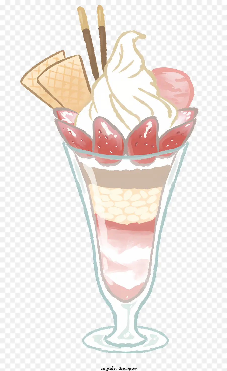 Ikon，Es Krim Sundae PNG