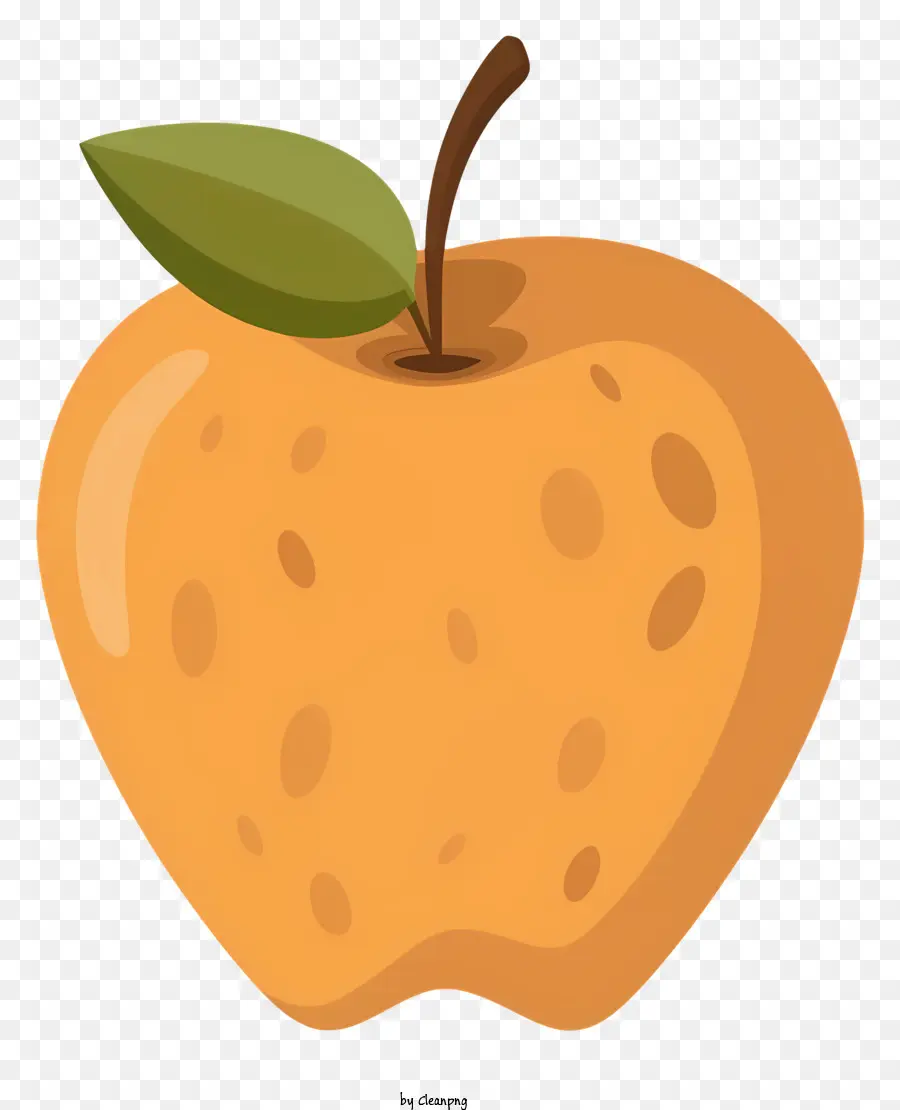 Apel Oranye，Apel Matang PNG