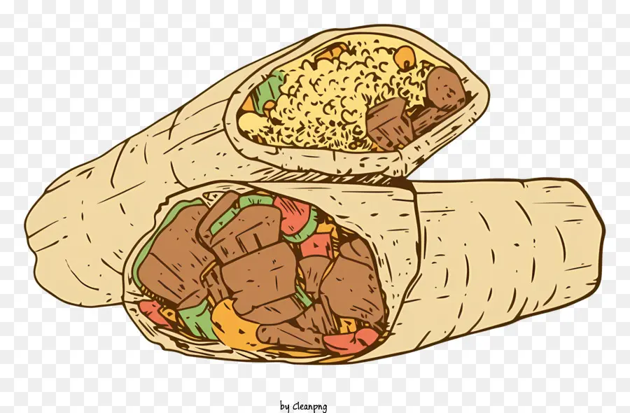 Taco，Burrito PNG