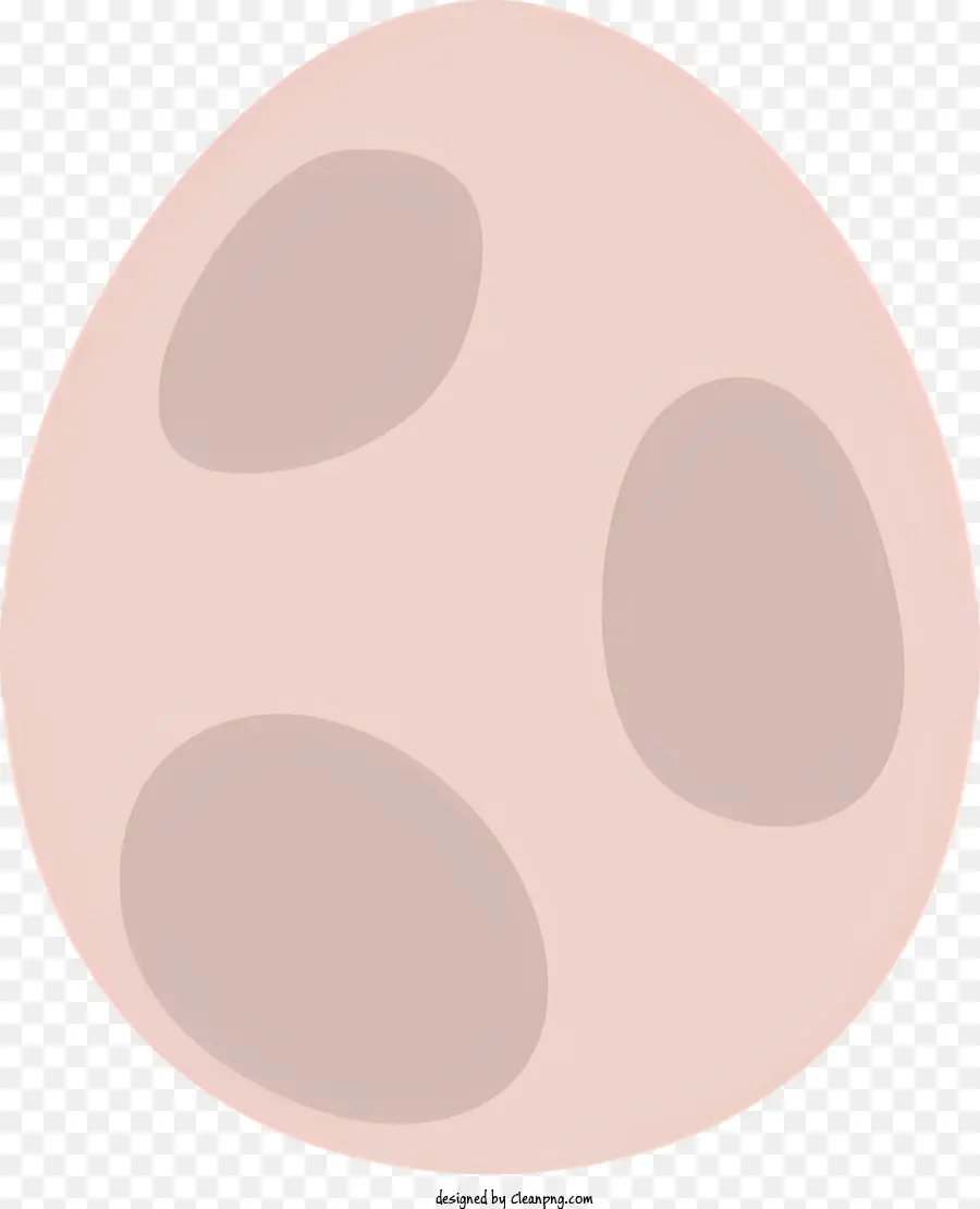 Telur Merah Muda Besar，Bentuk Bulat PNG