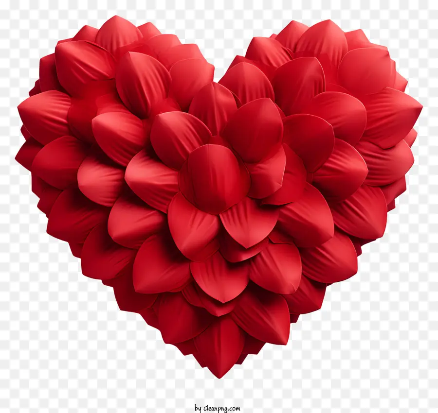 Jantung，Desain Bunga Berbentuk Hati PNG