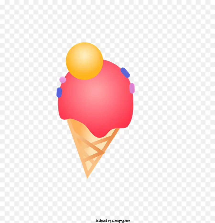 Ikon，Kerucut Es Krim PNG