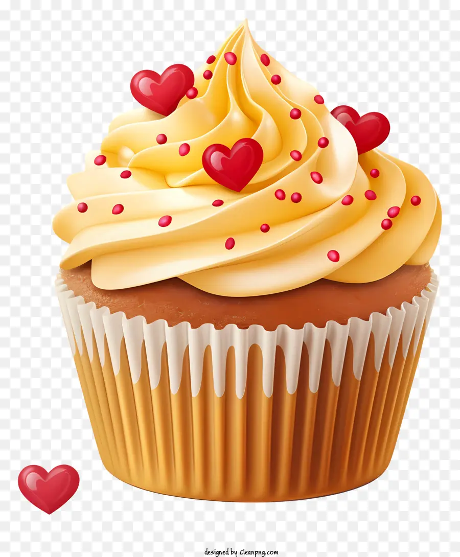 Kue Mangkuk，Cupcake Dengan Stroberi PNG