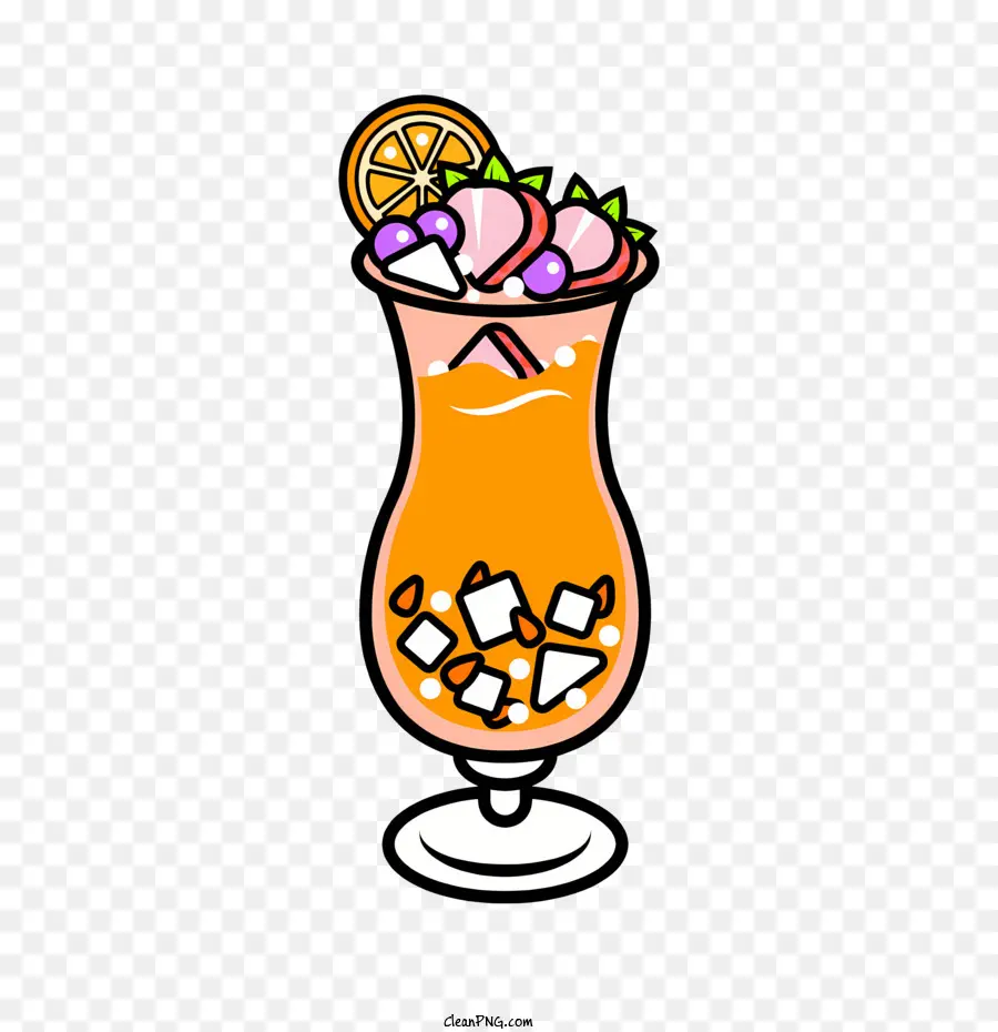 Minuman Jeruk，Iris Oranye PNG