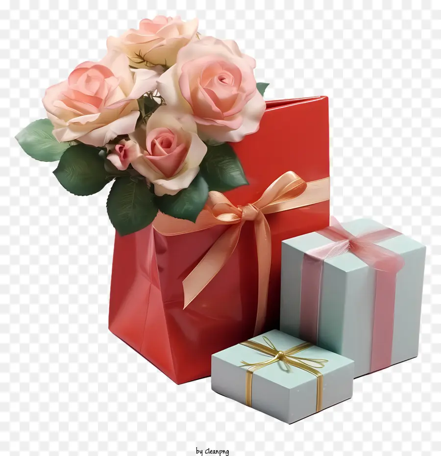 Kotak Hadiah，Mawar PNG