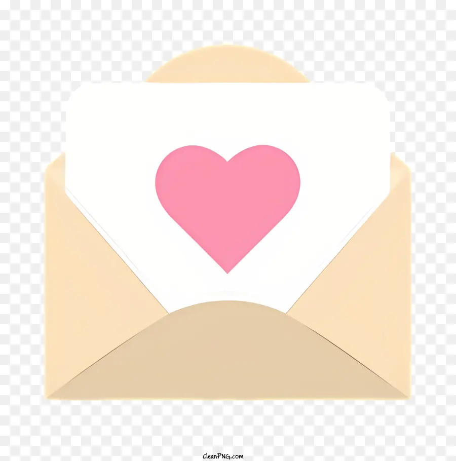 Mail，Amplop Dengan Hati PNG