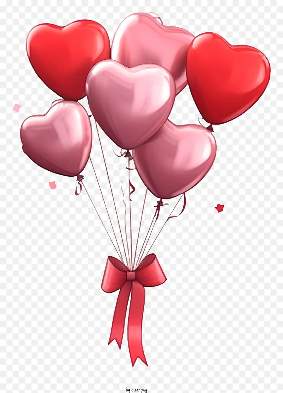 Sketsa Balon Hadiah Valentine，Karangan PNG