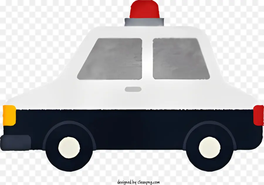 Mobil Polisi，Cahaya Biru Dan Putih PNG