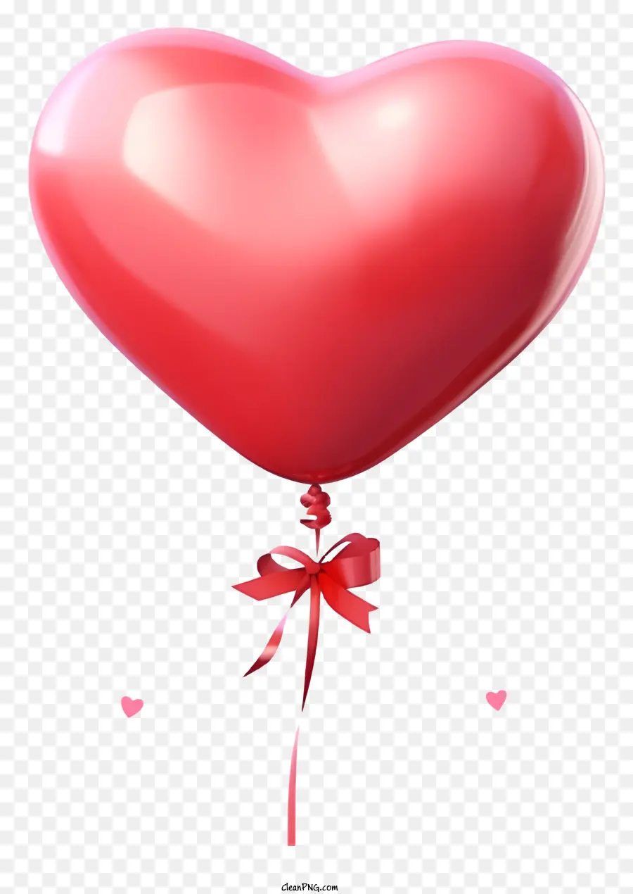Balon Hadiah Valentine，Merah Hati Balon PNG