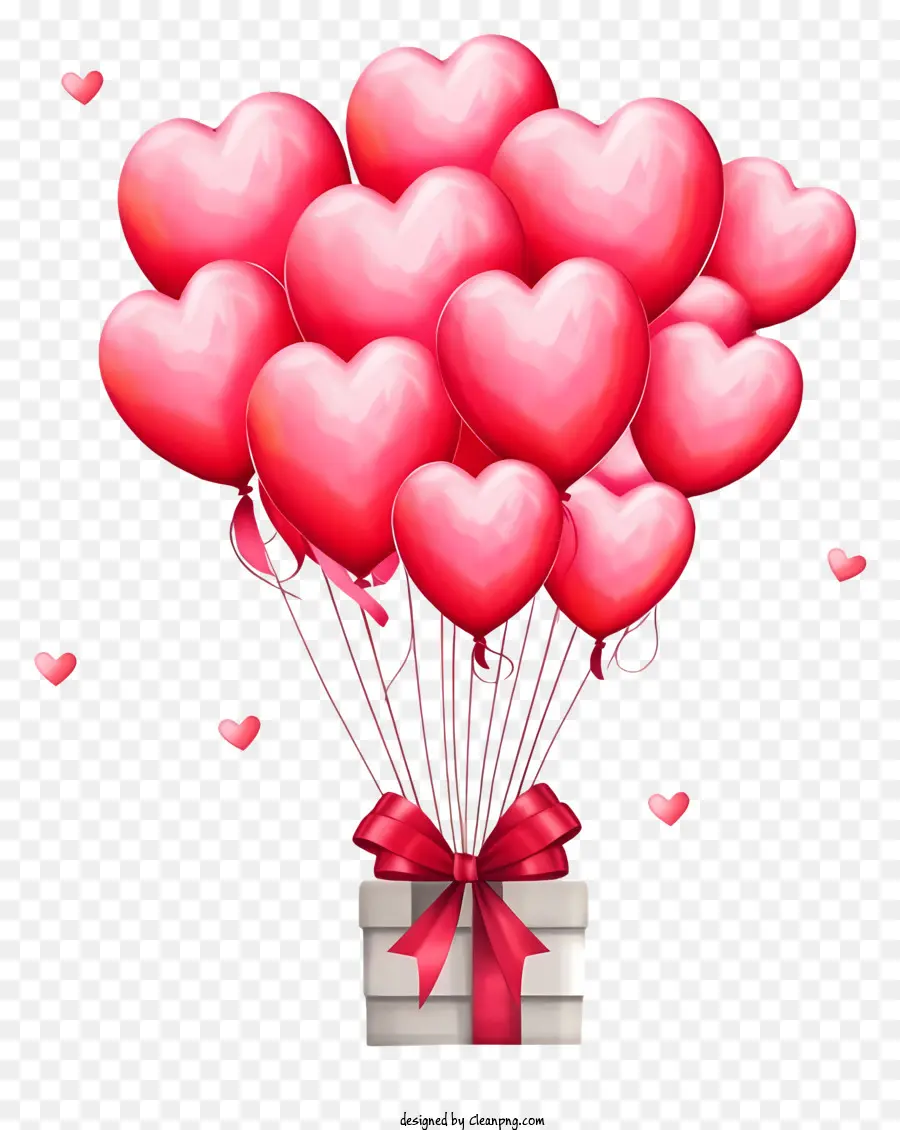 Balon Hadiah Valentine Kartun，Balon PNG