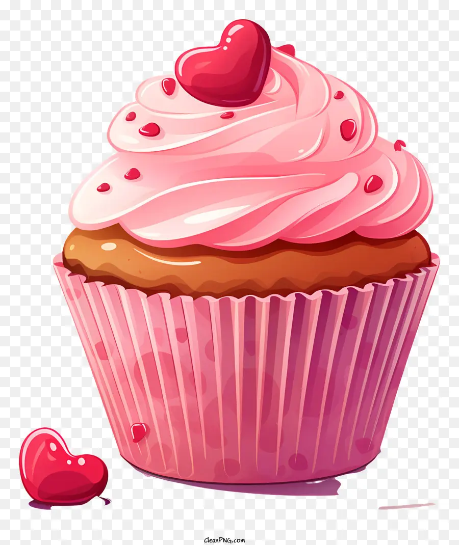 Kue Mangkuk，Cupcake Dengan Ceri PNG