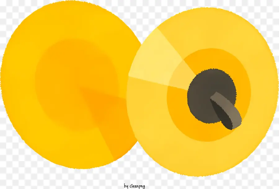 Kuning Disk，Lubang Melingkar PNG