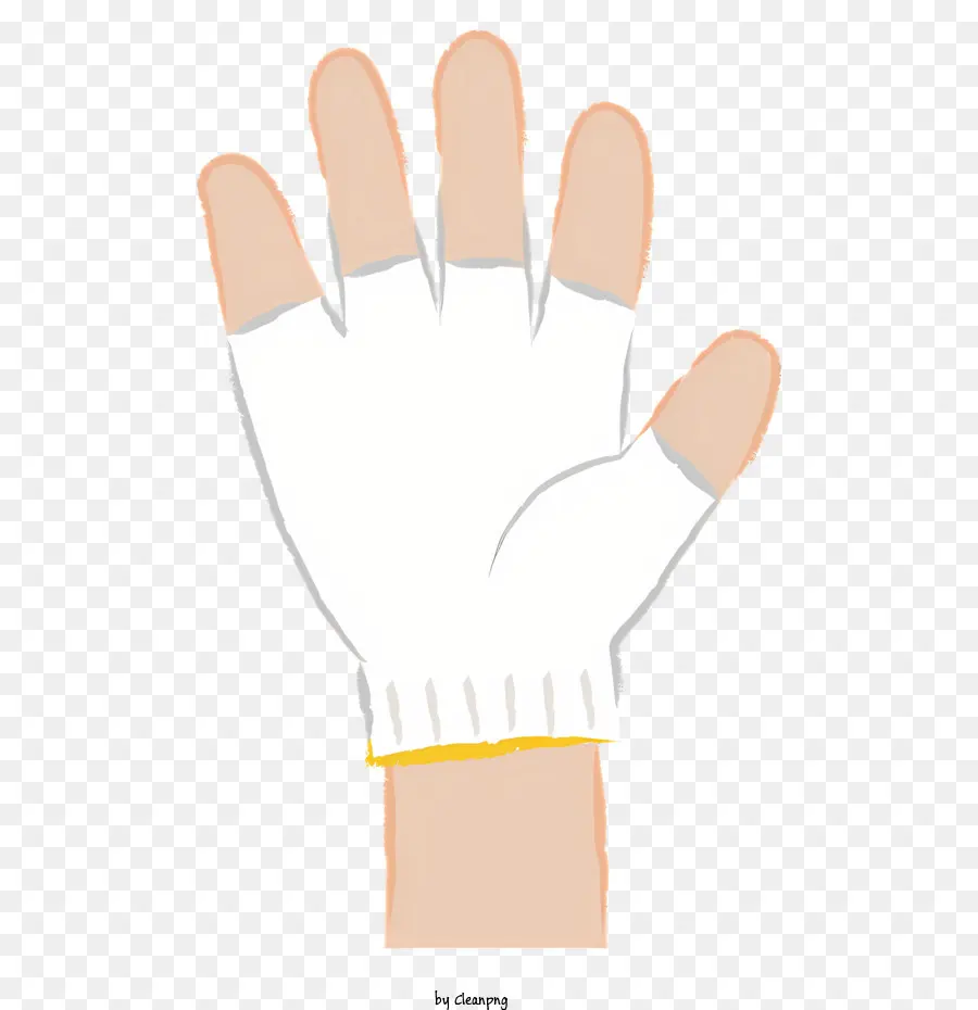 Pakaian Tangan，Sarung Tangan Putih PNG
