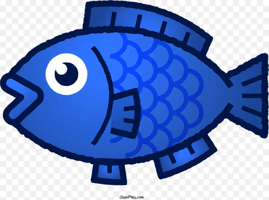 Ikan，Ikan Biru PNG