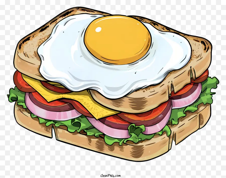 Kartun，Sandwich PNG