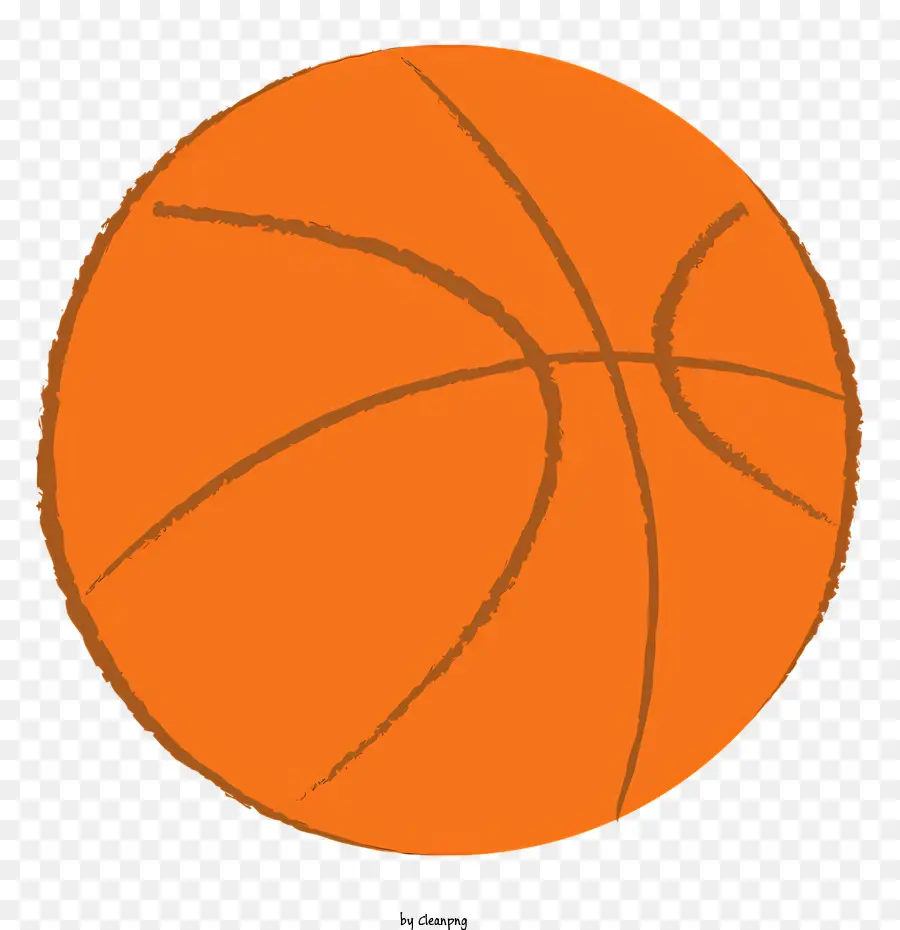Basket，Bola Basket Oranye PNG