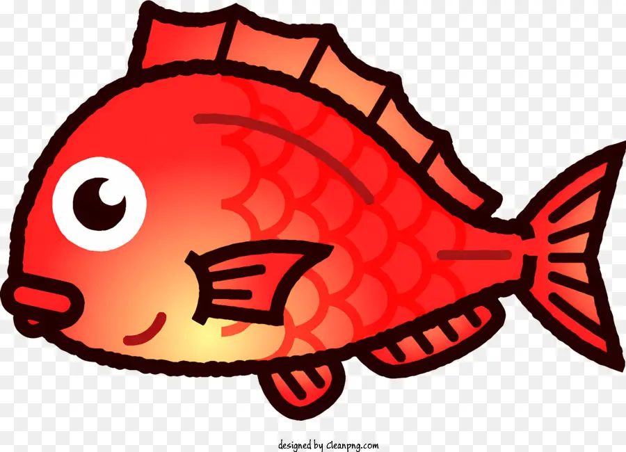 Ikan Merah，Mata Besar PNG