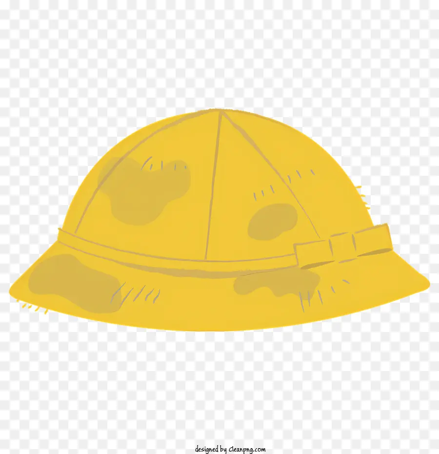 Topi Keras Kuning，Permukaan Halus PNG