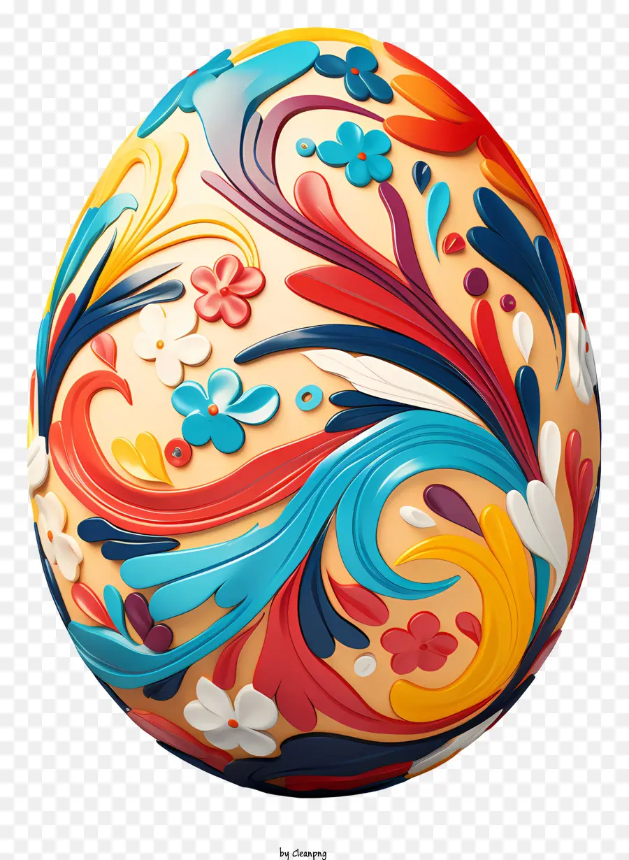 Telur Paskah，Abstrak Desain PNG