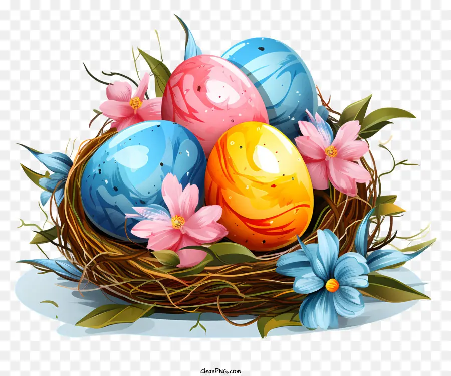 Telur Paskah，Warna Musim Semi PNG