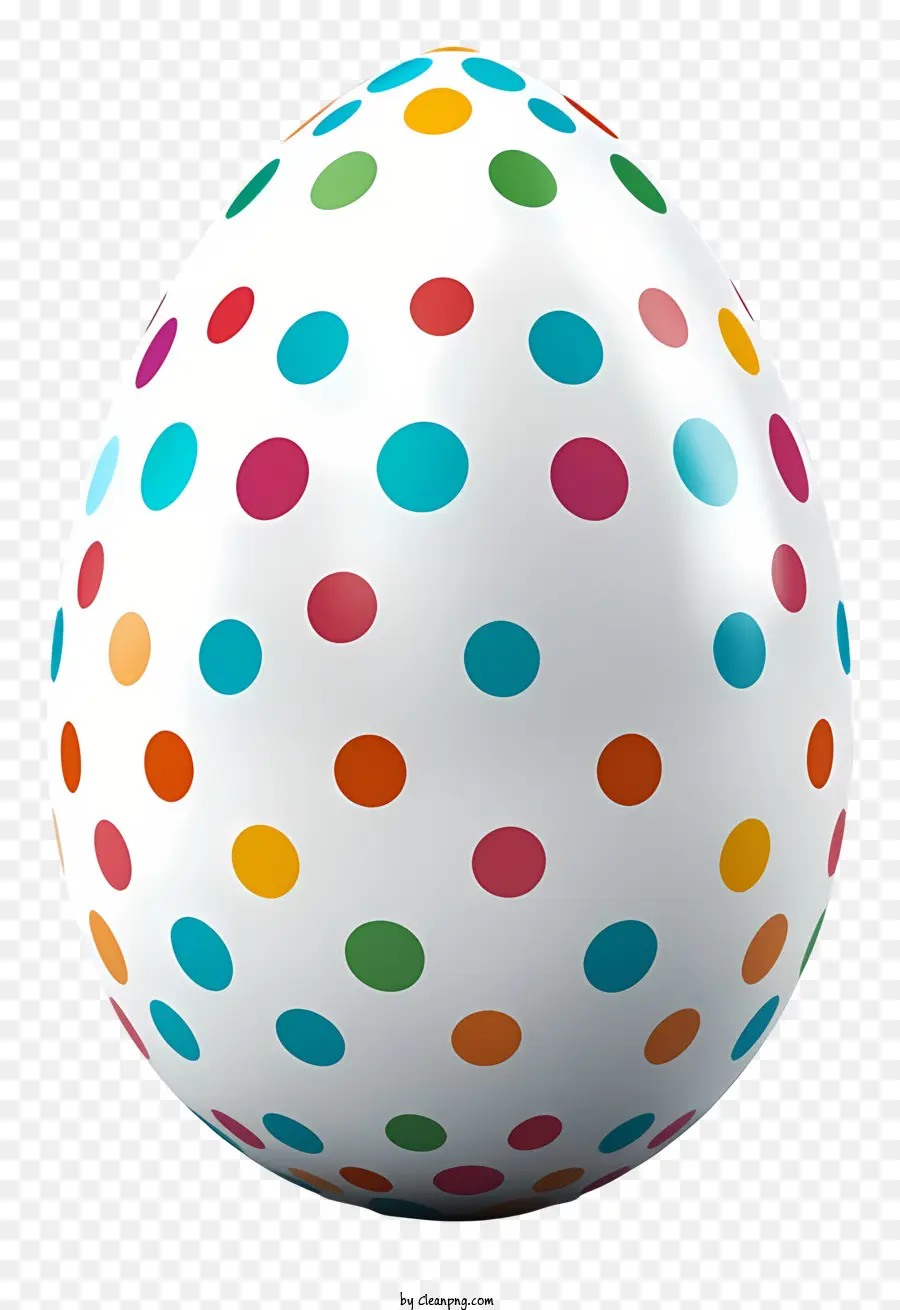 Telur Paskah，Telur Polka Dot PNG