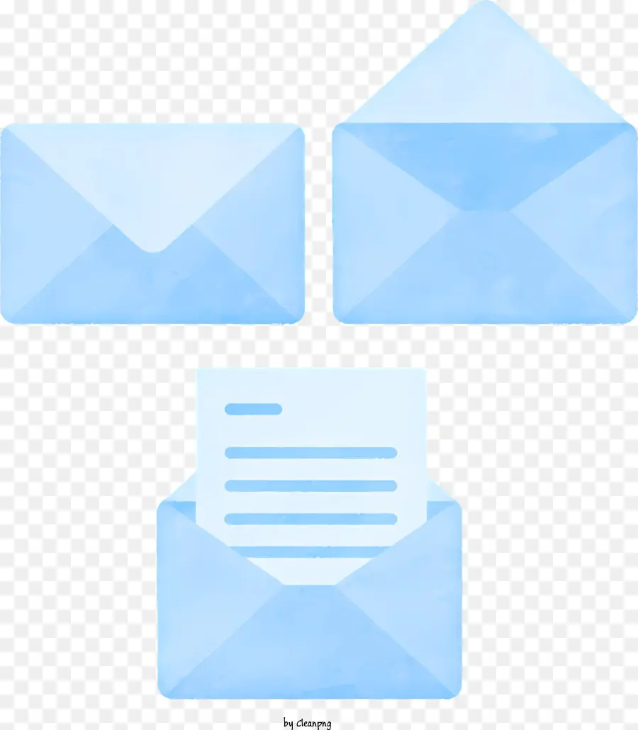 Email Amplop，Kertas PNG