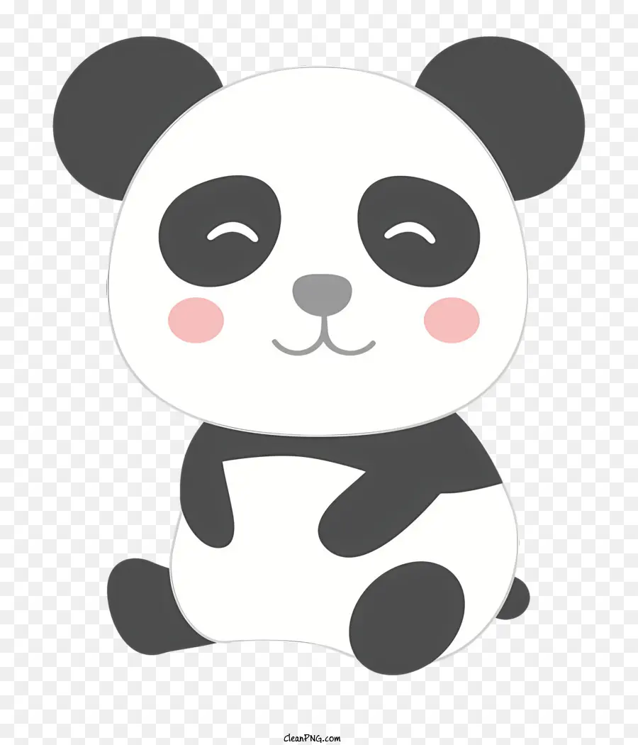 Hitam Dan Putih Panda，Panda Bear PNG