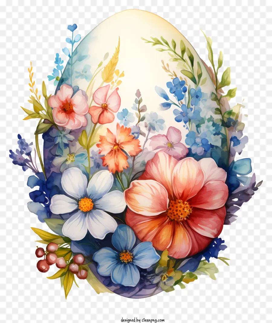 Telur Paskah，Lukisan Cat Air PNG