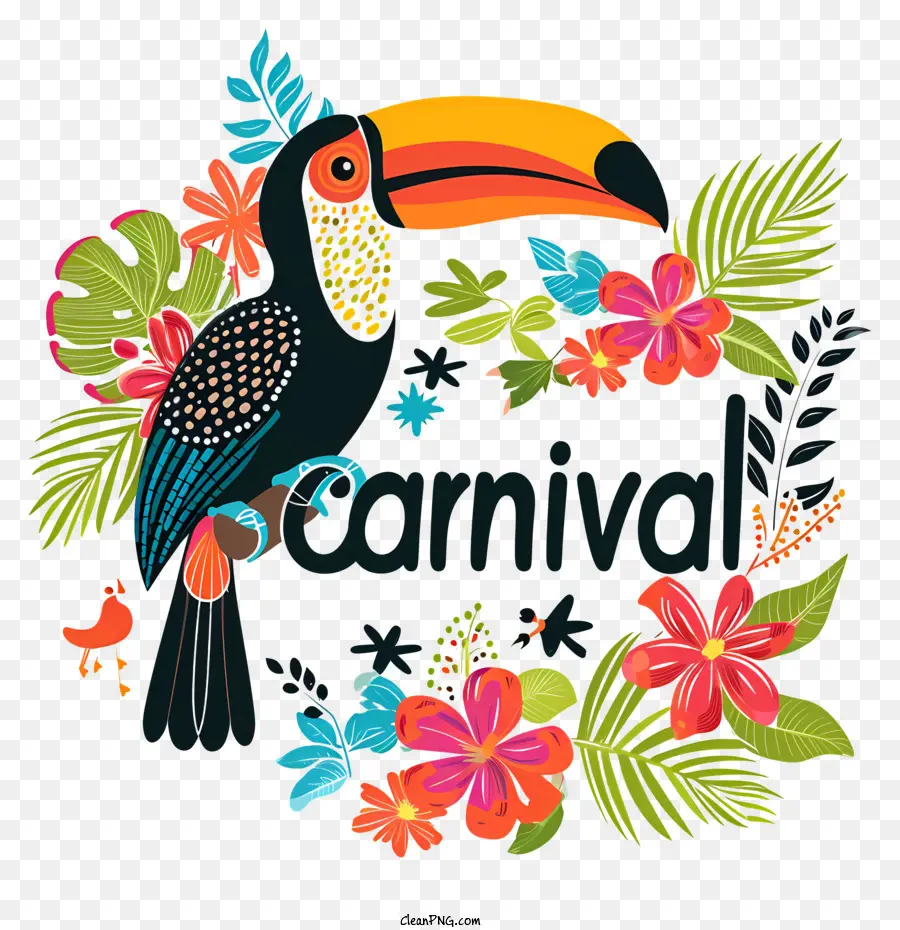 Karnaval Brasil，Burung Toucan PNG