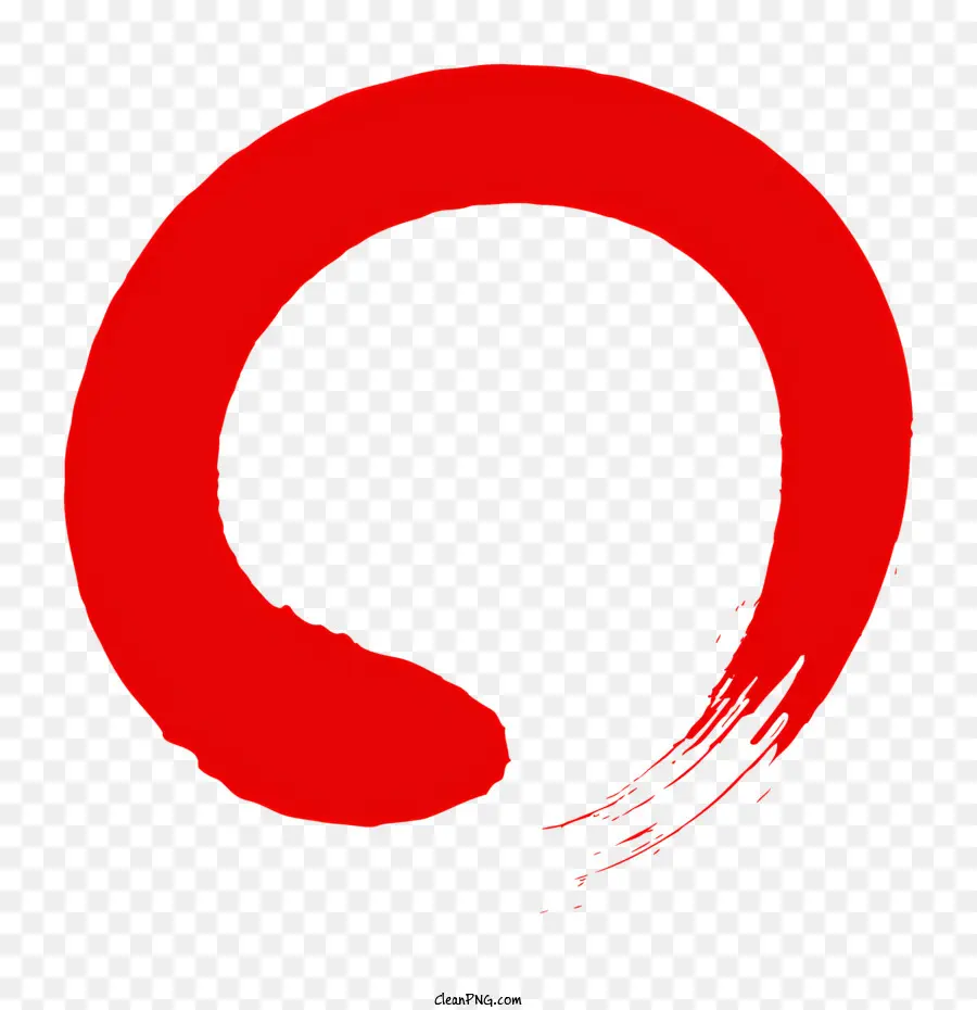 Lingkaran Merah，Huruf Hitam R PNG