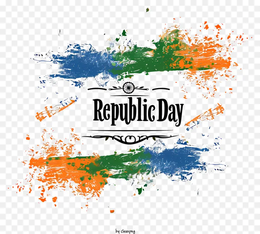 Hari Republik India，Seni Abstrak PNG