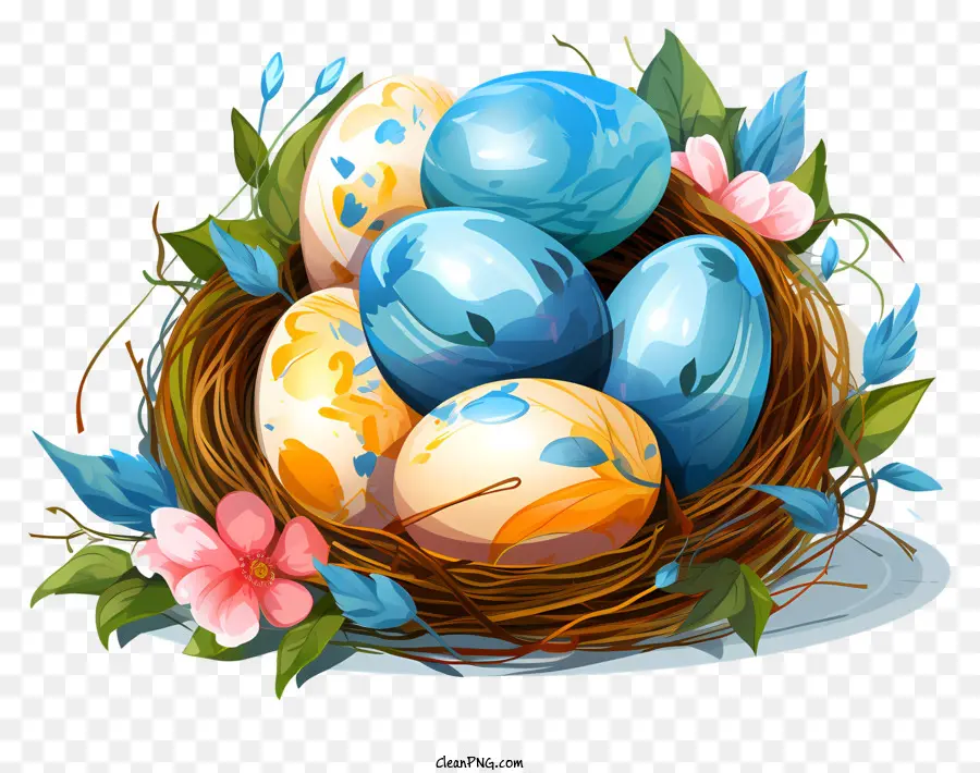 Telur Paskah，Sarang Telur PNG