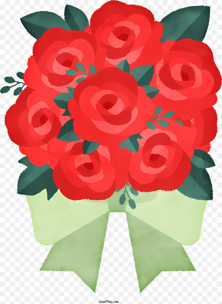 Karangan，Mawar Merah PNG