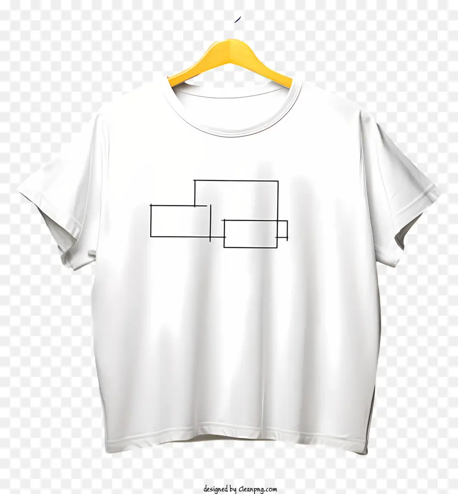 Kaos Gaya 3d Di Gantungan Kain，Kaos Minimalis PNG