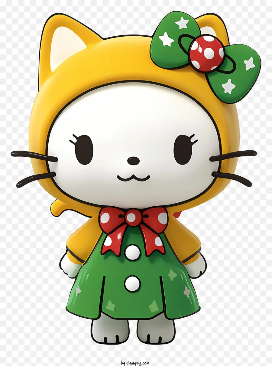 Maskot Hello Kitty Gaya Realistis，Halo Kitty PNG